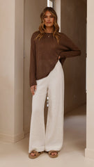 Lakoa Knit Top - Mocha