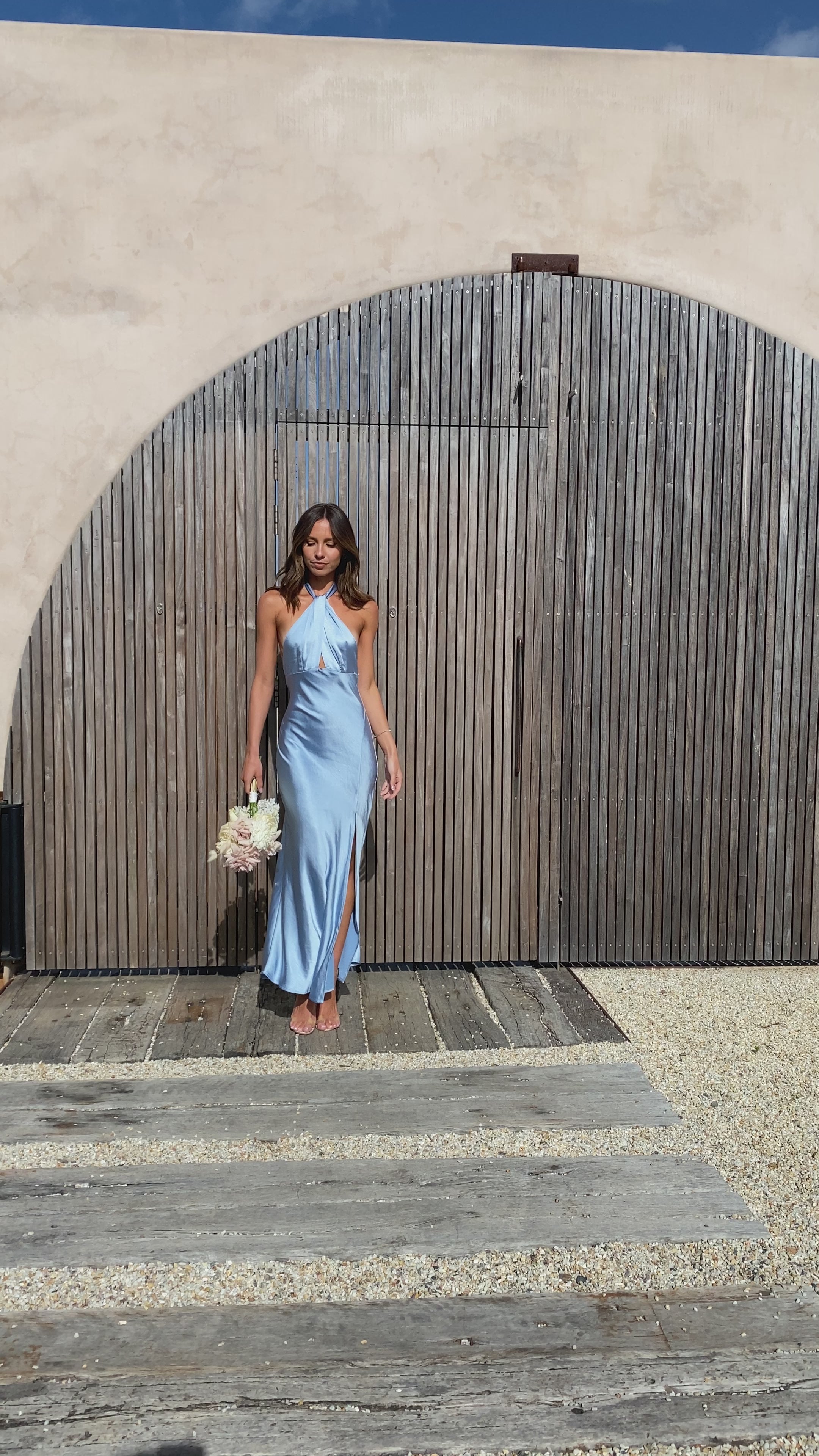 Amalia Maxi Dress - Blue